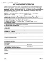 Blank Fa 29 Nevada PDF Template