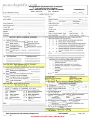 Blank Fhsc 18 Nevada PDF Template